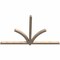 Ekena Millwork Redmond Smooth Timber Gable Bracket, Douglas Fir, 96"W x 60"H x 3 1/2"D x 3 1/2"F, 15/12 Pitch GBW096X60X0404RED00SDF - alternate 5